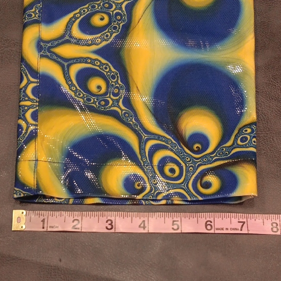 Retro Disco Styled Vibrant Patterned Flare Pants - Picture 11 of 11